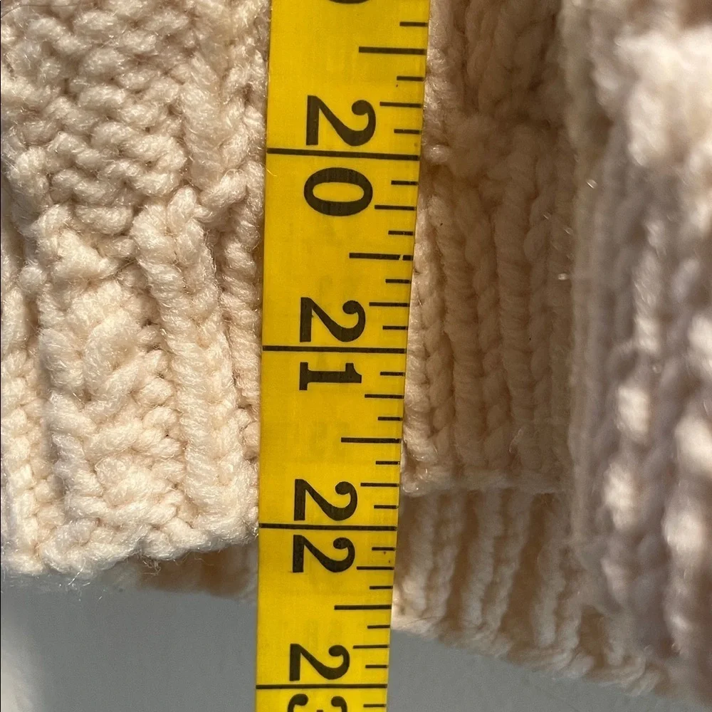 Cozy Cream Cable Knit Sweater